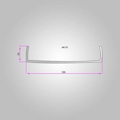 102mm U Profil a