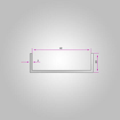 62mm U Profil a
