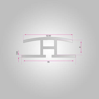 8mm H Profil a